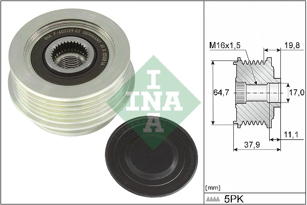 Alternator Freewheel Clutch